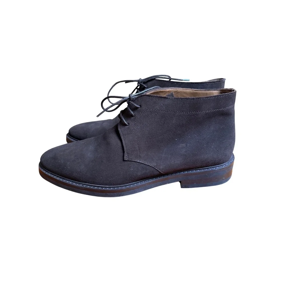Jack Erwin Mens Dark Brown Suede Chukka Boots Made in Spain Size 11 2072